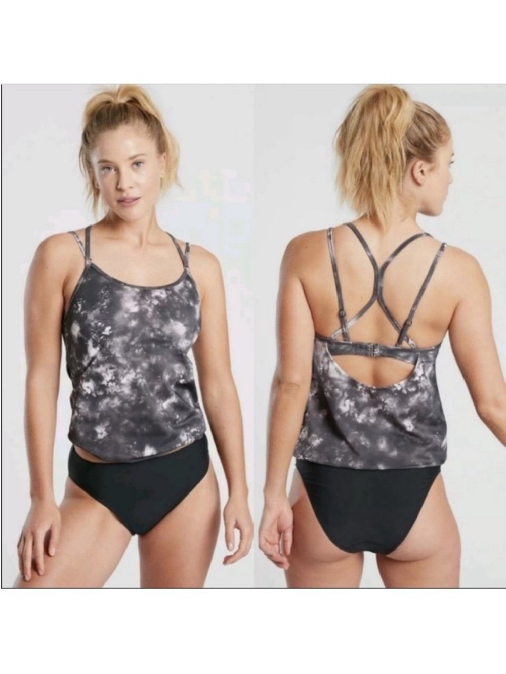 Athleta Supernova Blousy
Tankini Swim Top Sz 34 B/C